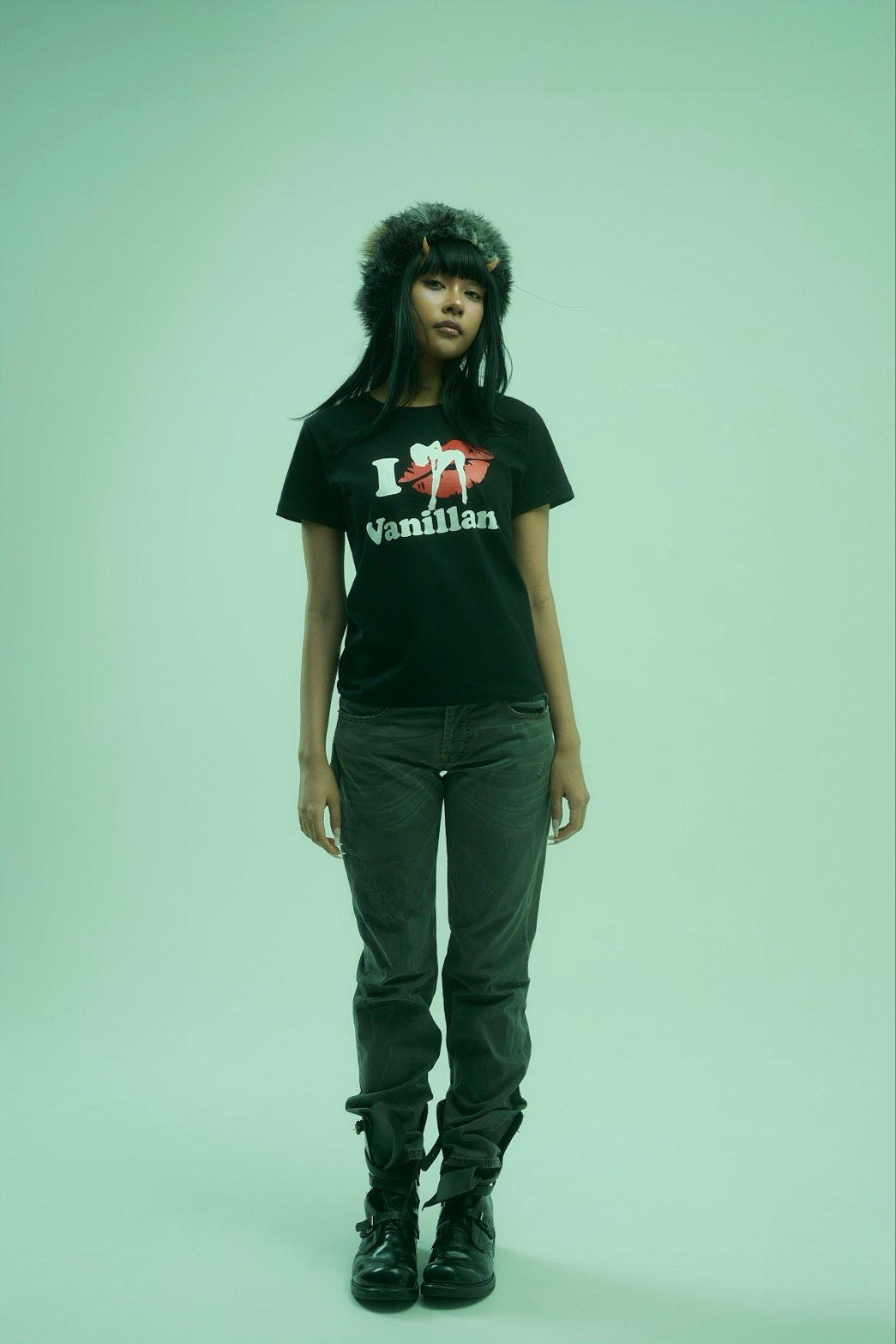 Tee I LOVE VANILLANI(black)